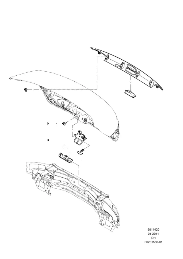 3M5Z58404A42C - Body: Striker Plate for Ford Image