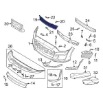 KR3Z17K945AC - Body: Grille for Ford: Mustang Image
