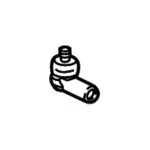 YS4Z3A130BA - Steering: Outer Tie Rod for Ford: Focus Image