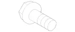 19907503 - Springs, Suspension and Hydraulic Components: Hexalobular Head Screw for Mercedes-Benz Image
