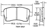 13050738 - : Disc Brake Pad Set for OmniParts Image