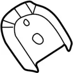 11284AR000 - : Front Mount Heat Shield for INFINITI: M45, Q45 Image