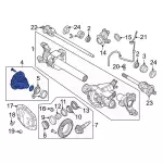 PC3Z4026G - Front Drive Axle: Differential Case for Ford Image