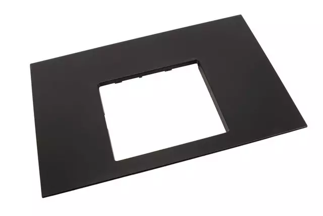 23186538 - : Jet Black Rear Driver Side Seat Frame Rear Finish Cover for GM Image