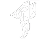 1668801212 - Detachable Parts: Mounting Rail for Mercedes-Benz Image