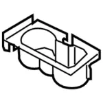 FP5Z5413562AA - Body: Cup Holder for Lincoln: MKZ Image