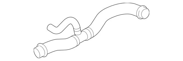 211501048264 - Radiator: Hose for Mercedes-Benz Image