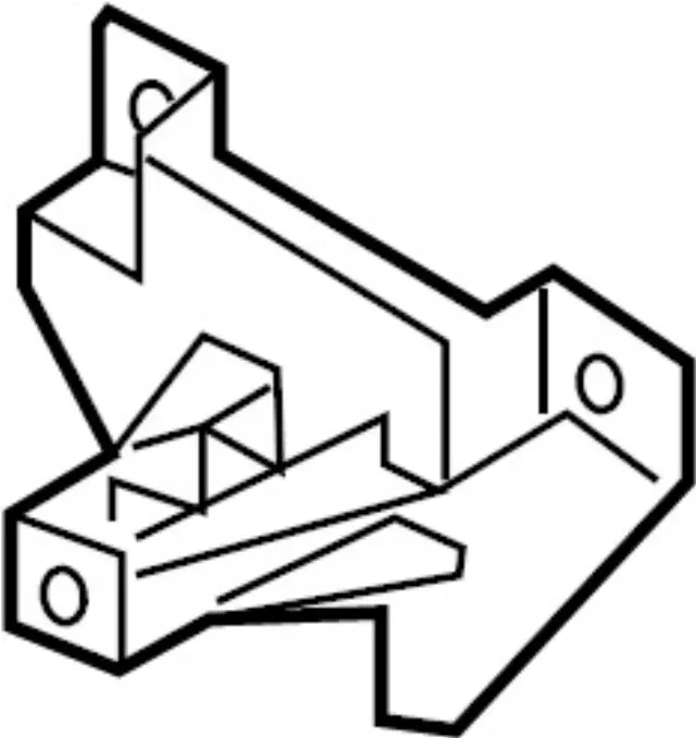 829591V80A - Body: Reinforced Bracket for INFINITI: QX80 Image