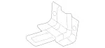 2228400049 - Rear Seat Bench: Retaining Bracket for Mercedes-Benz: S450, S550e, S63 AMG, S65 AMG Image