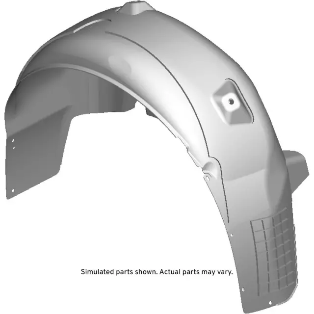 22799267 - : Part# 22799267 Rear Driver Side Wheelhouse Liner with Insulator for Chevrolet: Volt Image