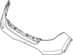 BB5Z17D957BCP - : Bumper Assembly Front for Ford Image