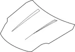 F5100AM8MM - Body: Hood Panel for INFINITI: G35 Image