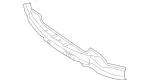 9076204501 - Body: Bumper Cover Reinforcement Beam for Mercedes-Benz Image
