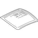 FP5Z54500A18B - : Front Glass for Ford Image