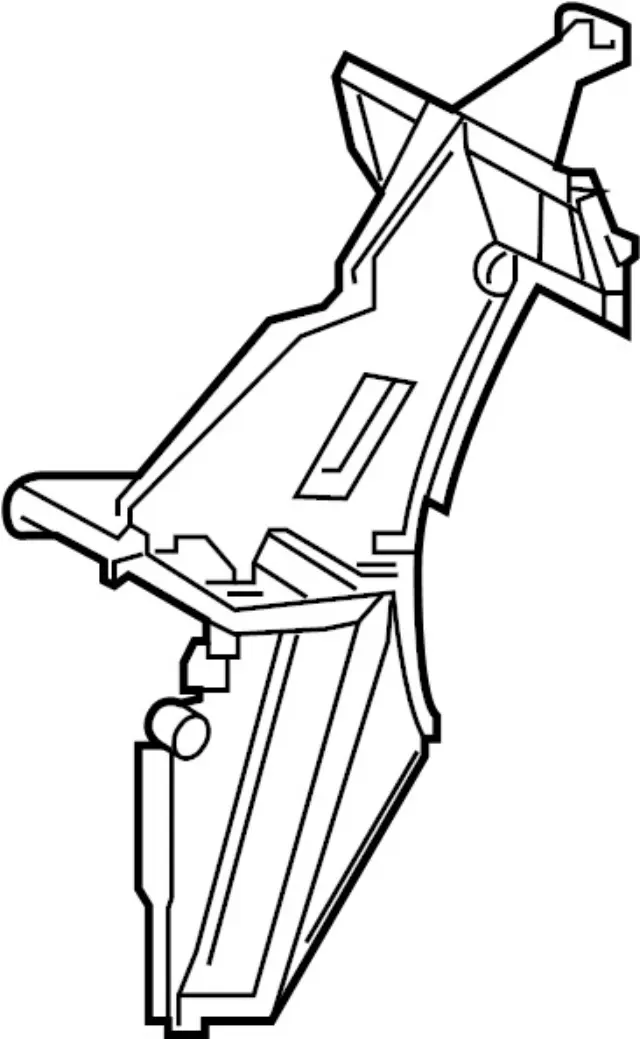 27122JK00A - HVAC: Separator for INFINITI: FX35, FX37, FX50, QX50, QX70 Image