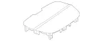 24768034009051 - Body: Center Cover for Mercedes-Benz Image
