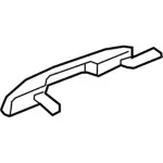 JL1Z7826605CCPTM - Body: Handle, Outside for Ford: Expedition Image