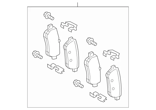 4202805 - : Disc Brake Pad Set for Mercedes-Benz Image
