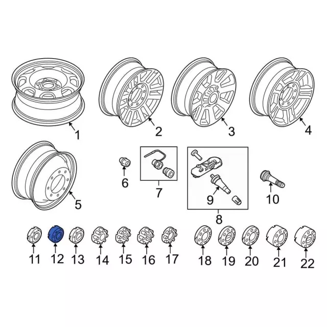 Wheel Cap - Ford (HC3Z-1130-EA)