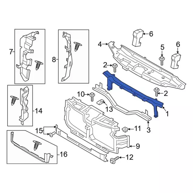 Front End Assembly - Ford (PC3Z-16138-C)