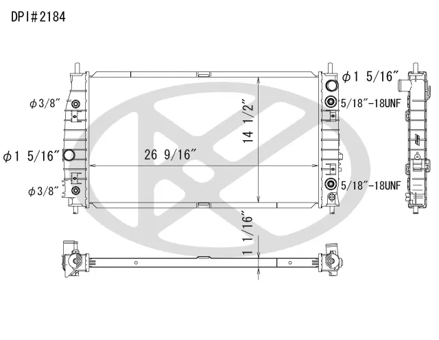 A2184 - : Koyorad Radiator for Koyo Image