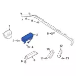 LJ6Z78044A74D - Electrical: Passenger Air Bag for Ford: Bronco Sport, Escape Image