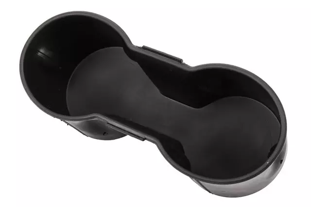Jet Black Front Floor Console Cup Holder Liner - GM (95187314)