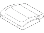 DA8Z7463805BA - Body: Cushion Cover for Ford Image image