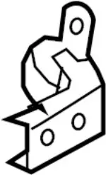 80400EG000 - Body: Upper Hinge for INFINITI: FX35, FX37, FX50, M35, M45, QX70 Image