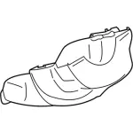 BK3Z3530AD - Steering: Lower Shroud for Ford: E-Transit, Transit-150, Transit-250, Transit-350, Transit-350 HD Image