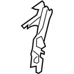 8A5Z5443351A - : Bracket for Lincoln: MKS Image