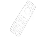 2129054107659107 - Electrical: Window Switch for Mercedes-Benz Image