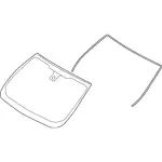 GN1Z5803100AA - : Windshield for Ford: EcoSport Image