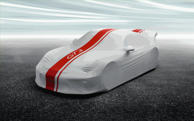 99204401235 - Exterior: Indoor Car Cover 911 GT3 Design for Porsche: 911 Image