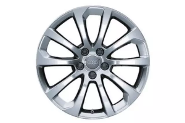 8K0071498BW90 - : 18inch 10-Spoke Alloy Wheel - Silver for Audi: A4 Quattro, S4 Image