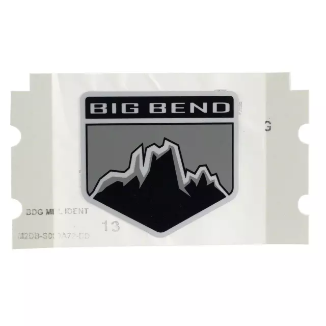 M2DZ16720B - : Nameplate for Ford: Bronco Image