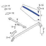 M2DZ7855107AA - : Cross Bar for Ford: Bronco Image