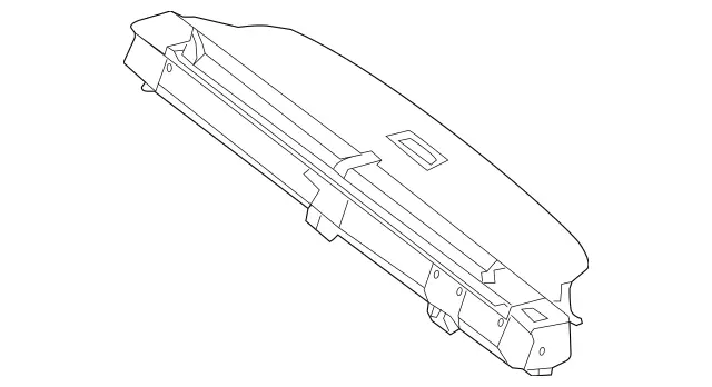 2128100509 - Rear Seat: Double Roller Blind for Mercedes-Benz: E350, E63 AMG, E63 AMG S Image image