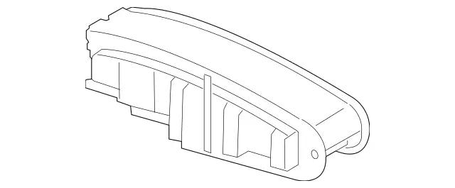 2196800850 - Body: Rear Housing for Mercedes-Benz Image