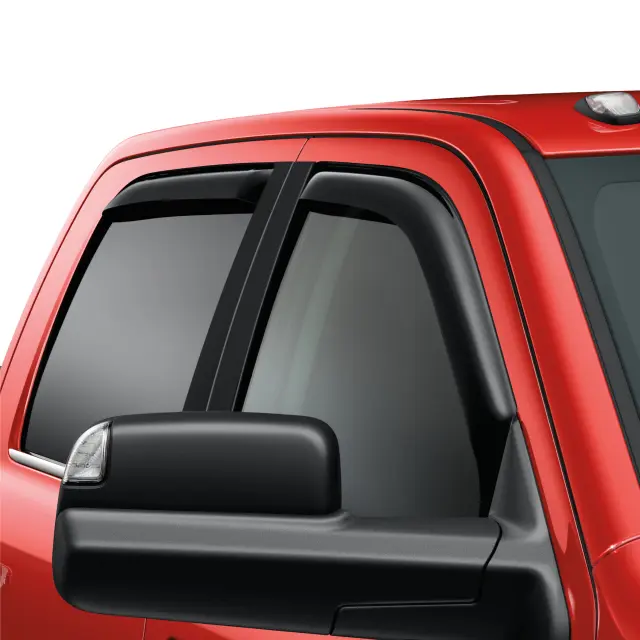 82215819 - Exterior Accessories: Side Window Deflectors - Crew and Mega Cab for Ram: 2500, 3500 Image