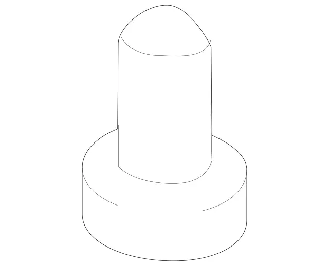 9984685 - Rear-End Door: Dowel for Mercedes-Benz: B Electric Drive, B250e, CLA250 Image image