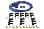 4040B - : Spark Plug Wire Set- 8mm - Blue Wire with Blue Straight Boots for ACCEL Image