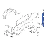 ML3Z16E132A - Body: Rear Insulator for Ford: F-150 Image