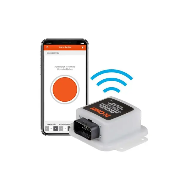 19435165 - Trailering: Echo In-Line Trailer Brake Controller With for Buick: Enclave | Cadillac: Escalade, Escalade ESV, XT6 | Chevrolet: Blazer, Colorado, Express 2500, Express 3500, Express 4500, Silverado 1500, Silverado 1500 LTD, Silverado 2500 HD, Silverado 3500 HD, Suburban, Suburban 3500 HD, Tahoe, Traverse | GMC: Acadia, Acadia Limited, Canyon, Savana 2500, Savana 3500, Savana 4500, Sierra 1500, Sierra 1500 Limited, Sierra 2500 HD, Sierra 3500 HD, Yukon, Yukon XL Image