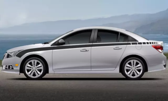 Custom Graphics, Speed Stripe Vinyl Wrap - GM (19299153)