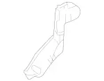 2516820171 - Exhaust: Heat Shield for Mercedes-Benz Image