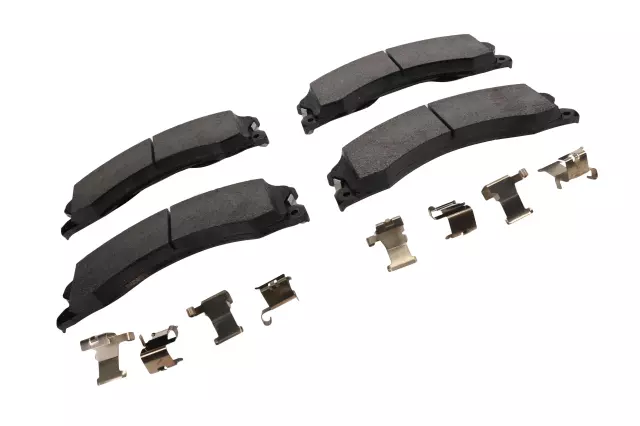 84859031 - : Rear Disc Brake Pad Set with Retainers for Chevrolet: Express 3500, Express 4500 | GMC: Savana 3500, Savana 4500 Image