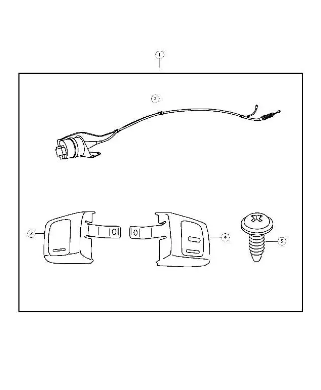 82209241 - Mopar Accessories - Component Parts: Speed Control Control Package for Dodge: Dakota Image