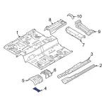 LX6Z78045B30A - Body: Rear Support for Ford: Bronco Sport, Escape, Maverick | Lincoln: Corsair Image