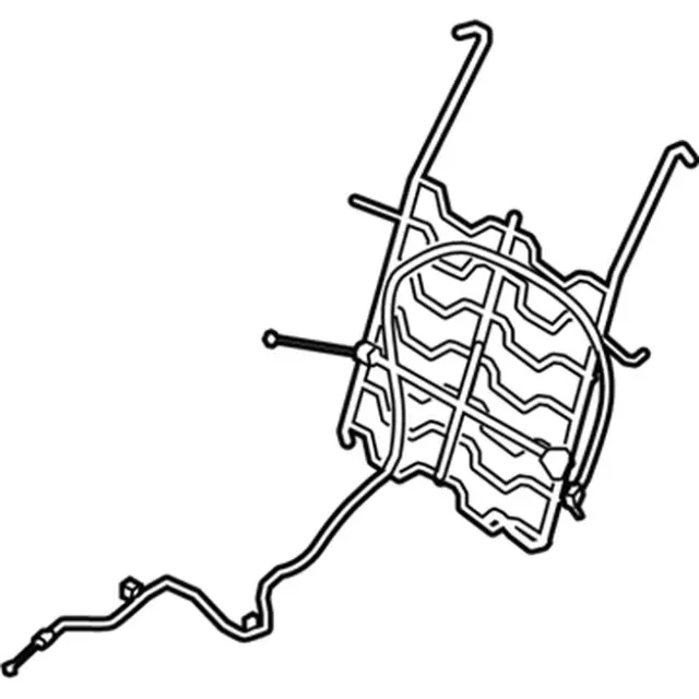 HU5Z9665500G - Body: Lumbar Support for Ford Image